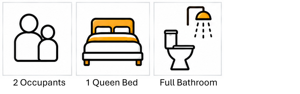 2 Occupants 1 Queen Bed Full Bathroom 1024x320