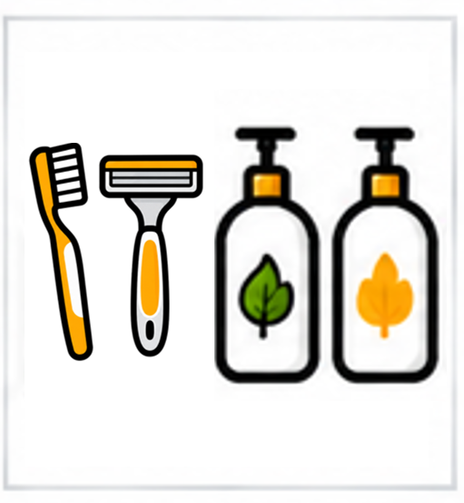 Essential Toiletries Provided