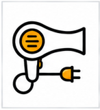 Hair Dryer Provided