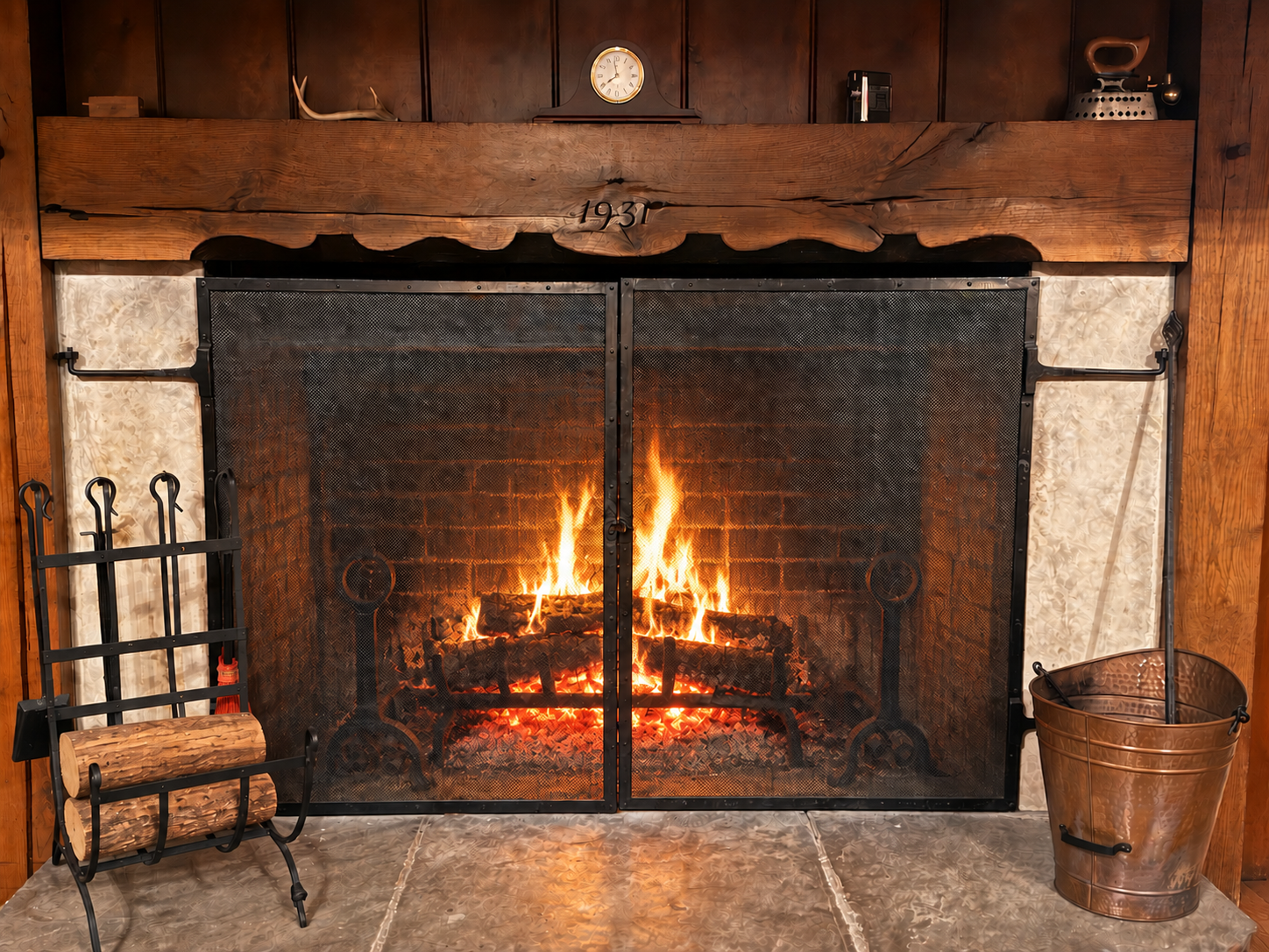 Storm King Lodge Grand Fireplace