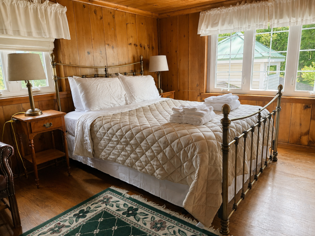 Pine Suite with Private Bathroom | Room 2 Storm King Lodge Room 2 Bed
