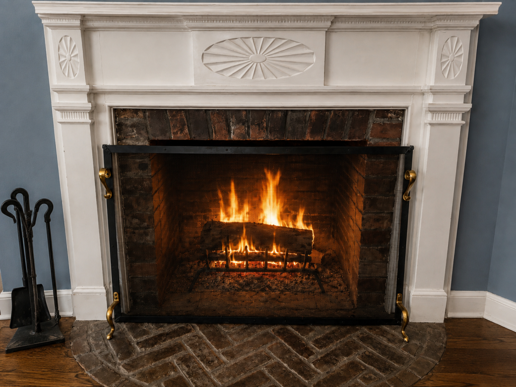 Entire Lodge Rental Storm King Lodge Room 3 Fireplace